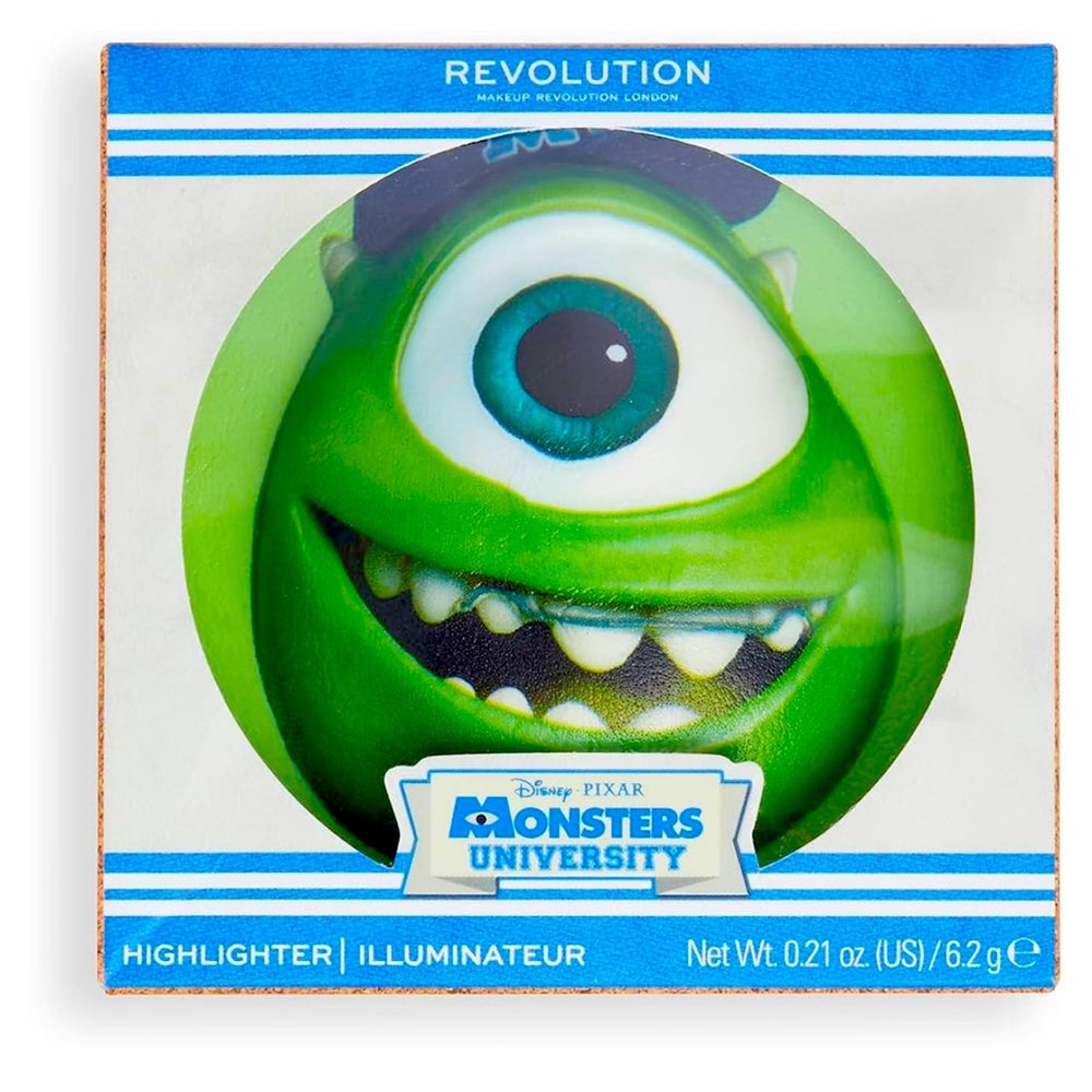 Makeup Revolution Green Highlighter for a Radiant Glow. New in box